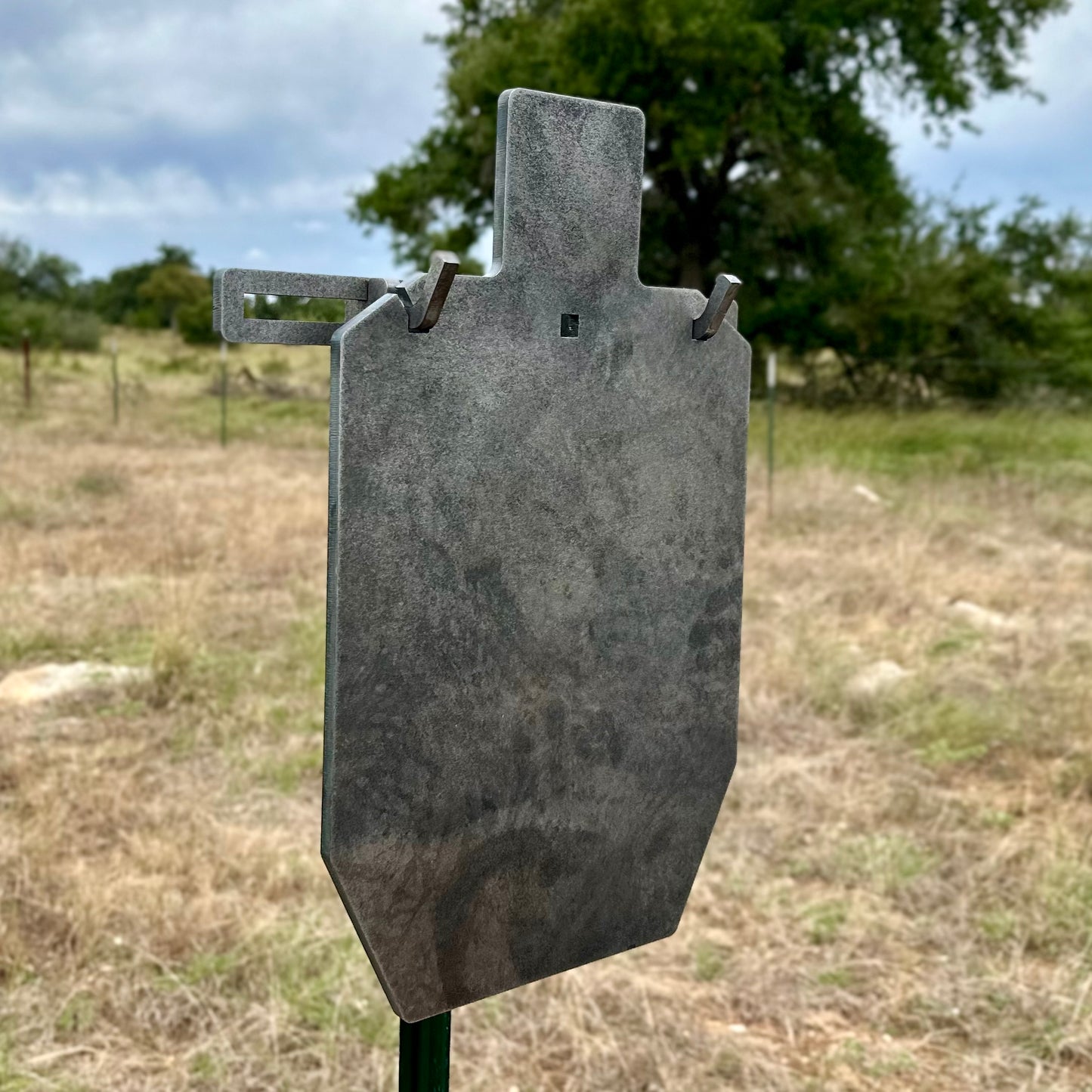 AR500 Dual Adj. T-Post Target Hanger