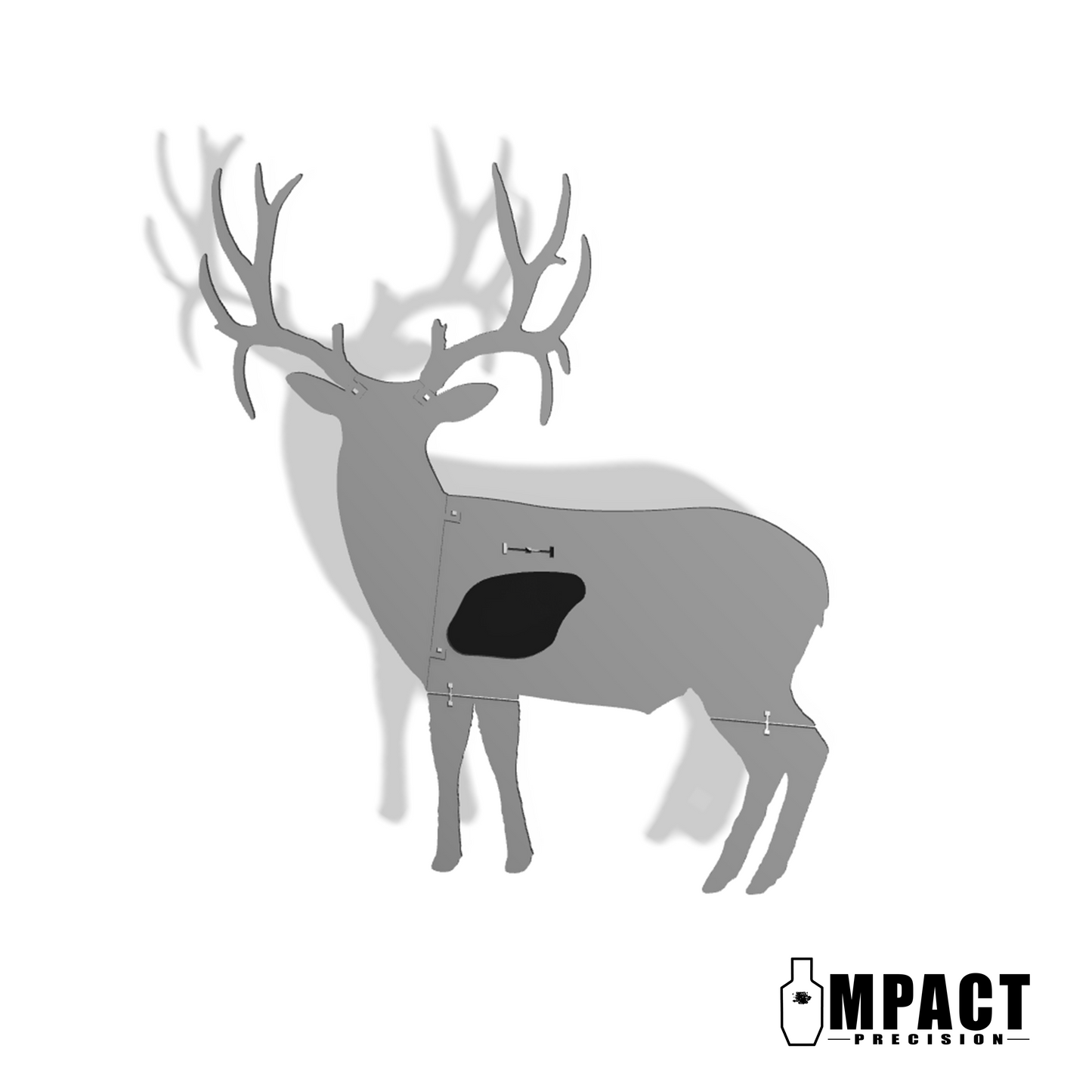 Full Size AR500 Mule Deer Target