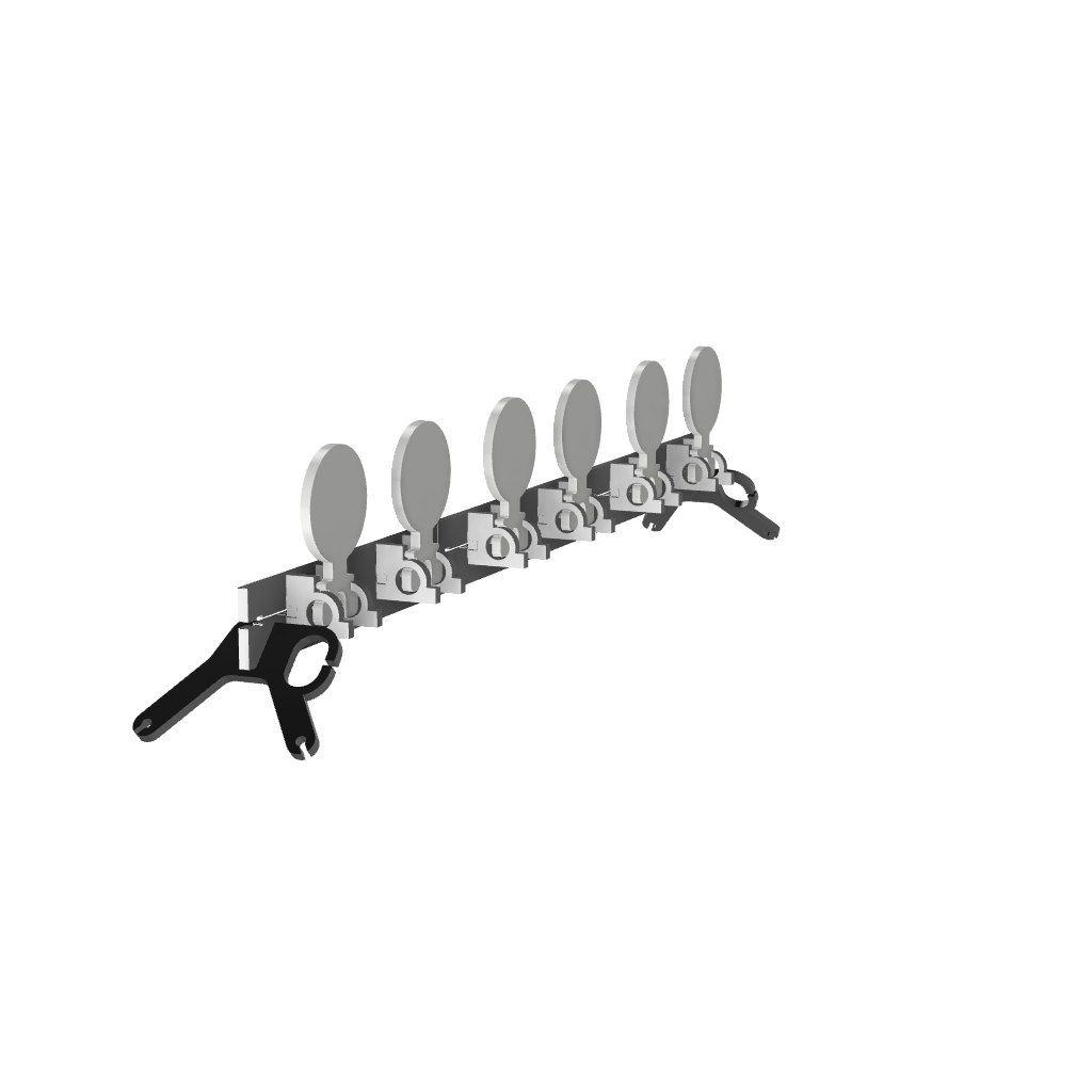 AR500 Manual Centerfire Plate Rack