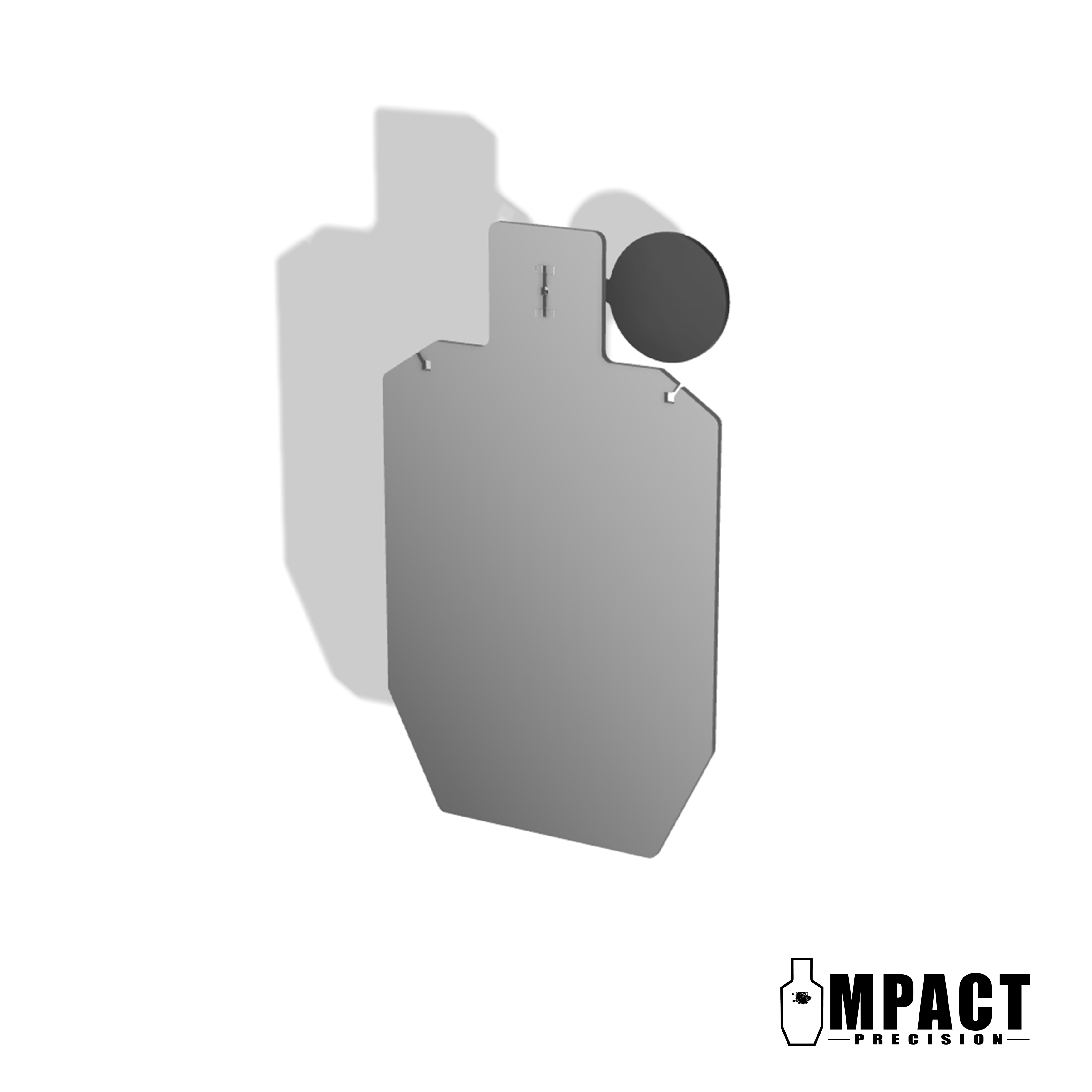 AR500 IPSC Hostage Silhouette Target