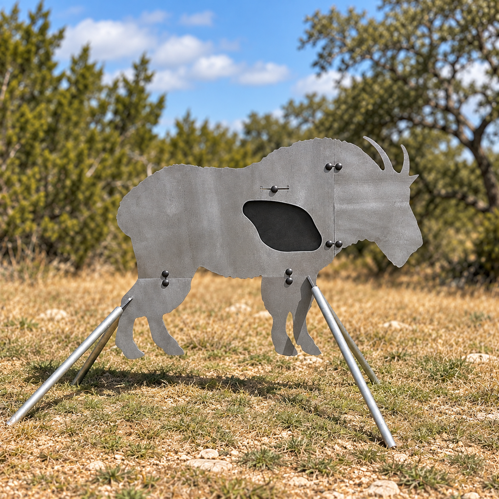 Full Size AR500 Mountain Goat Target