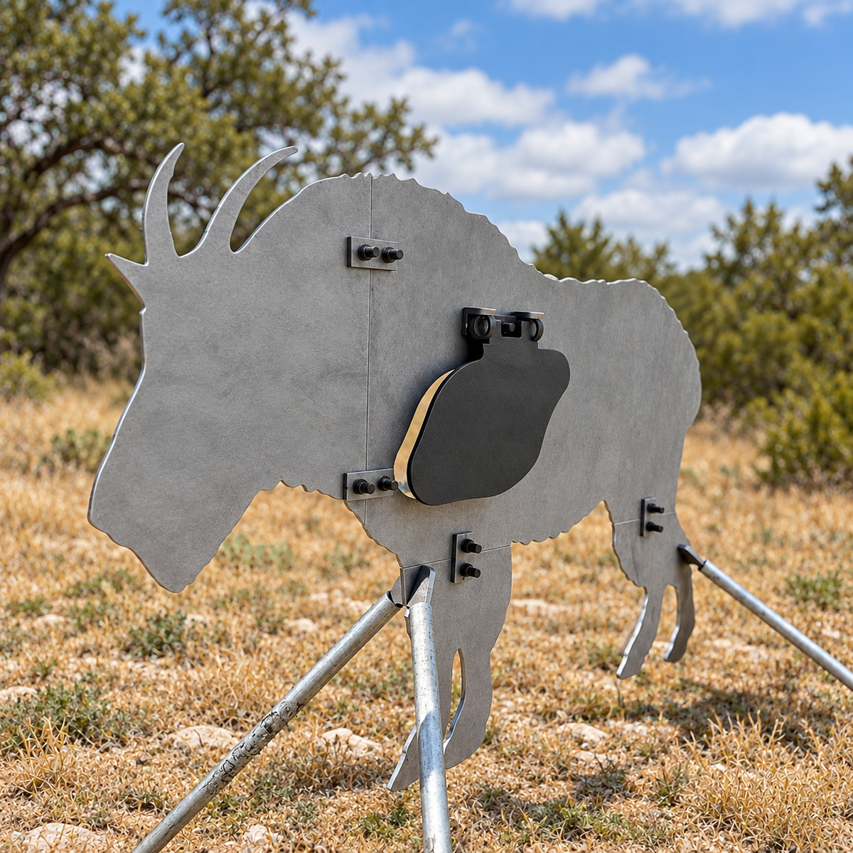 Full Size AR500 Mountain Goat Target