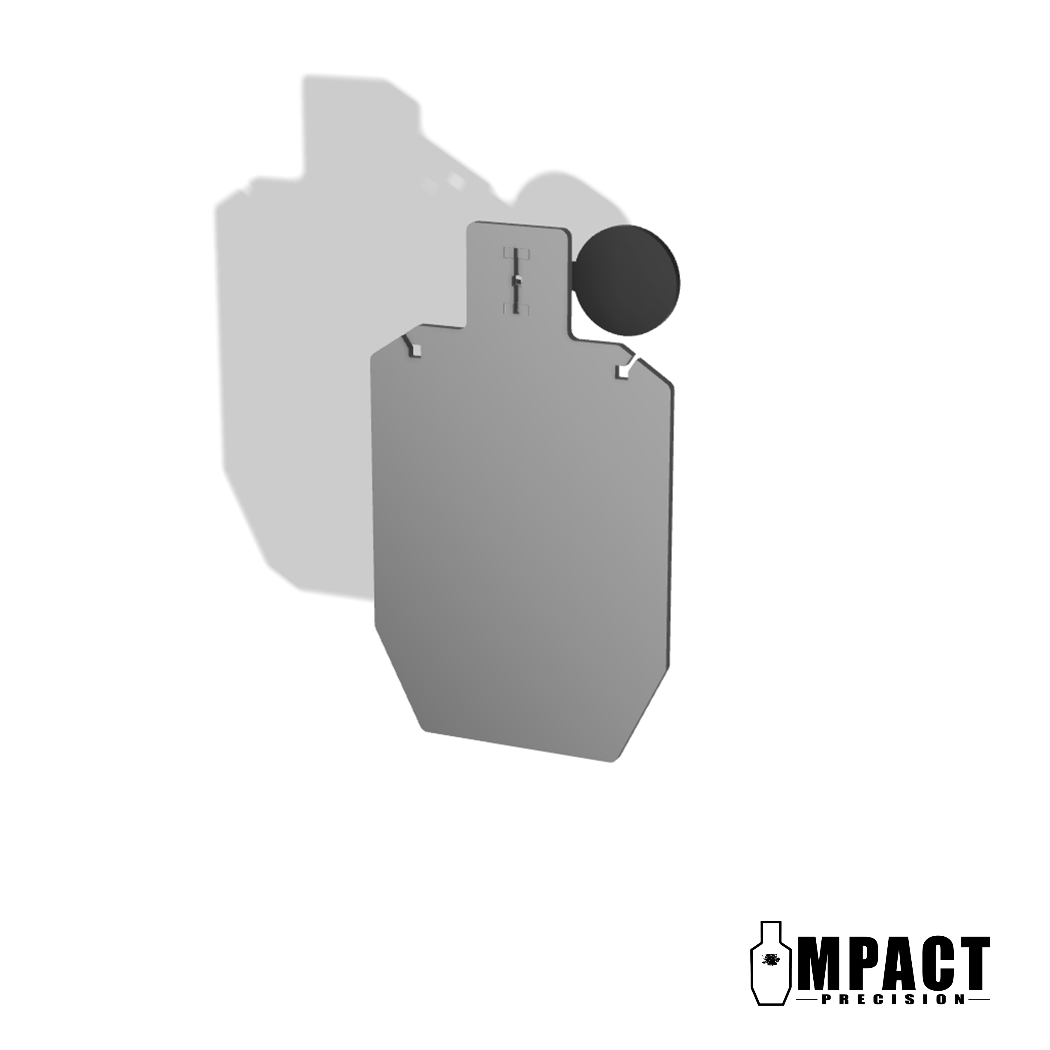 AR500 IPSC Hostage Silhouette Target