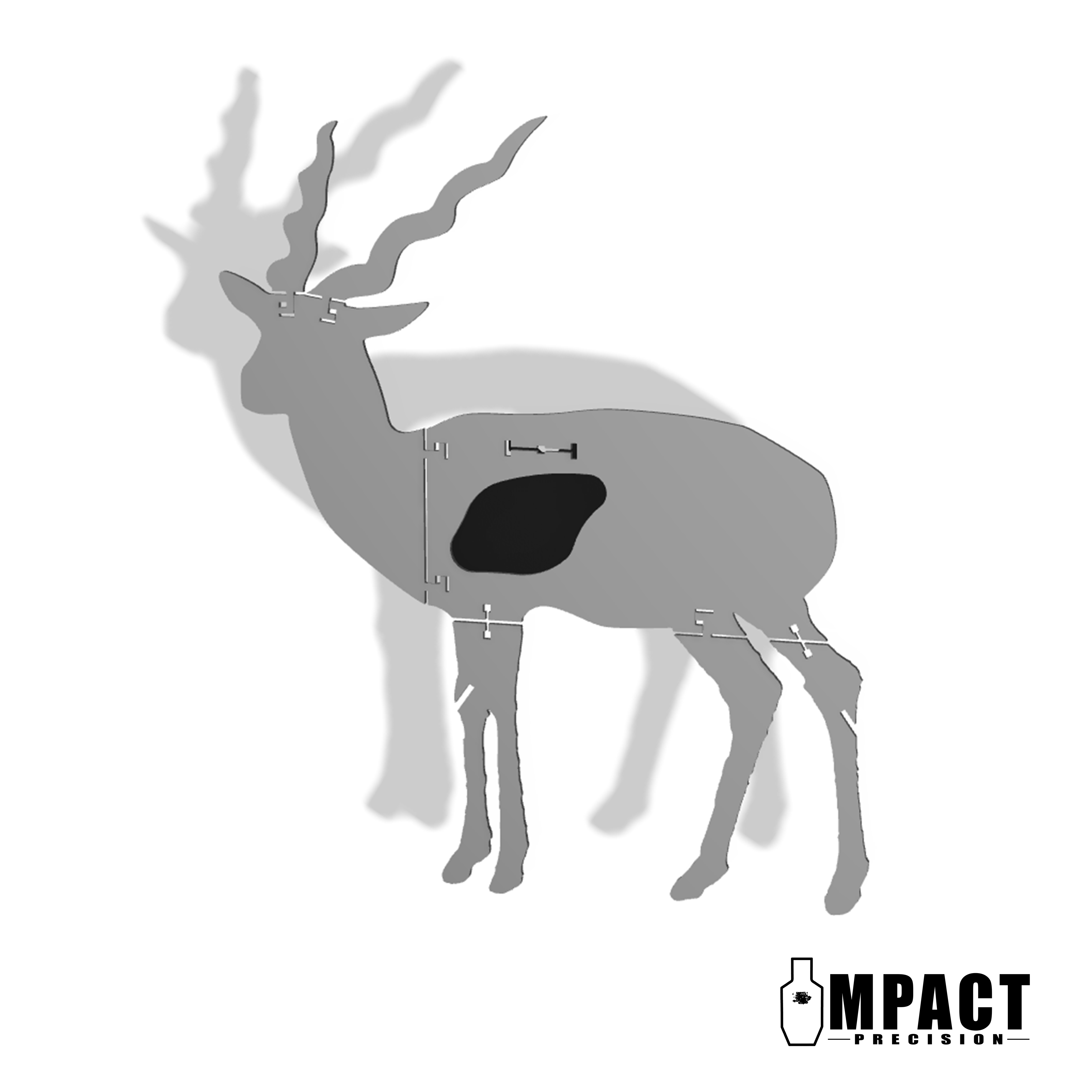 Full Size AR500 Blackbuck Target