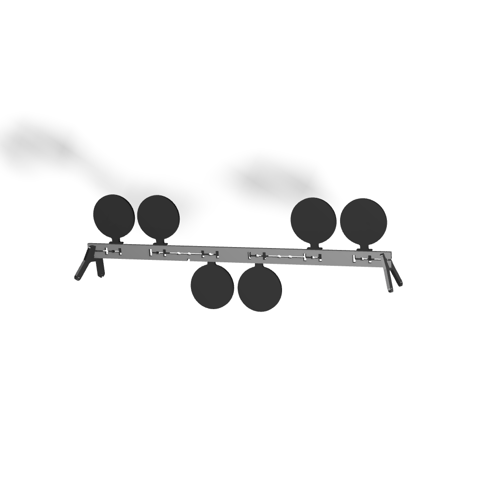 AR500 Centerfire Plate Rack / Dueling Tree