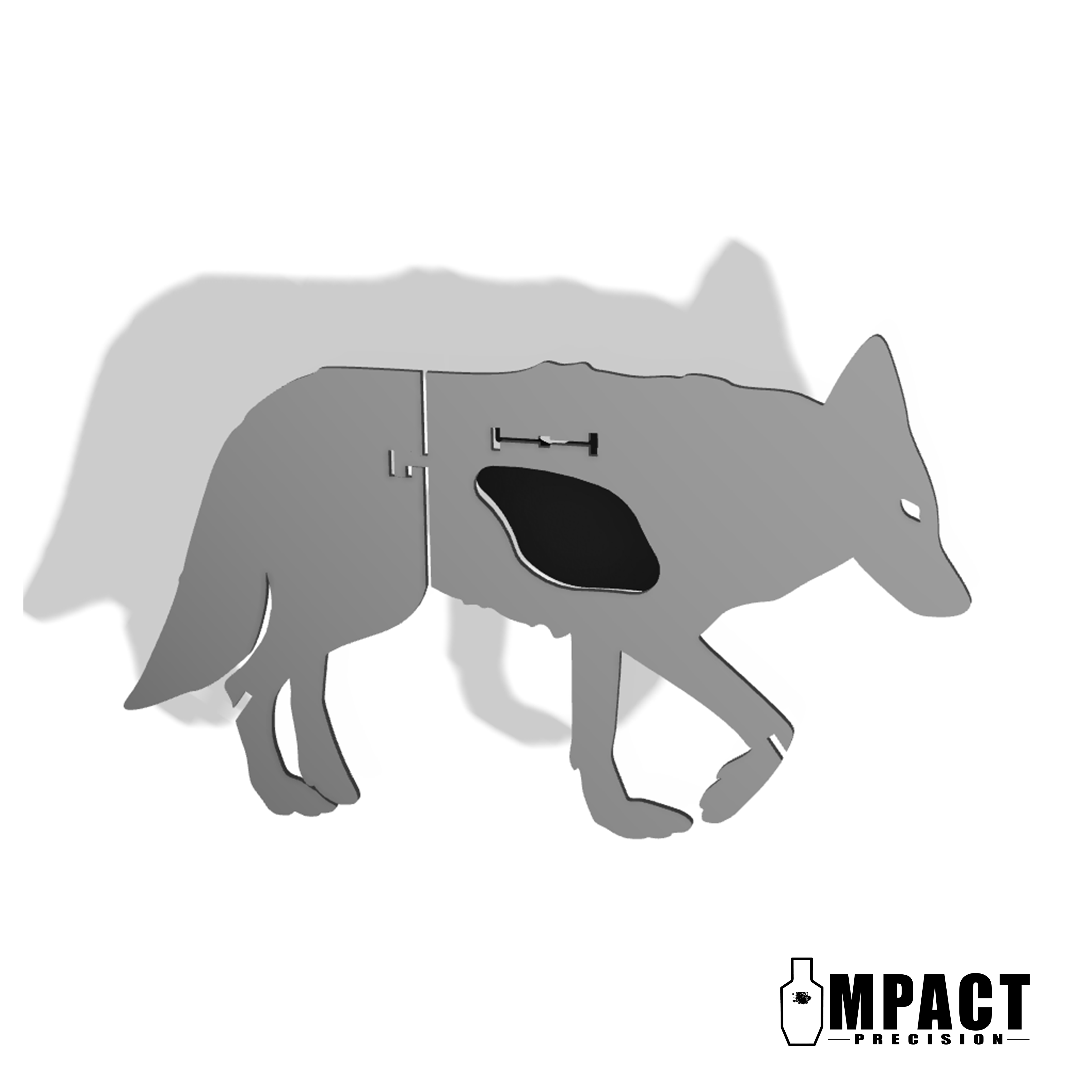 Full Size AR500 Coyote Target