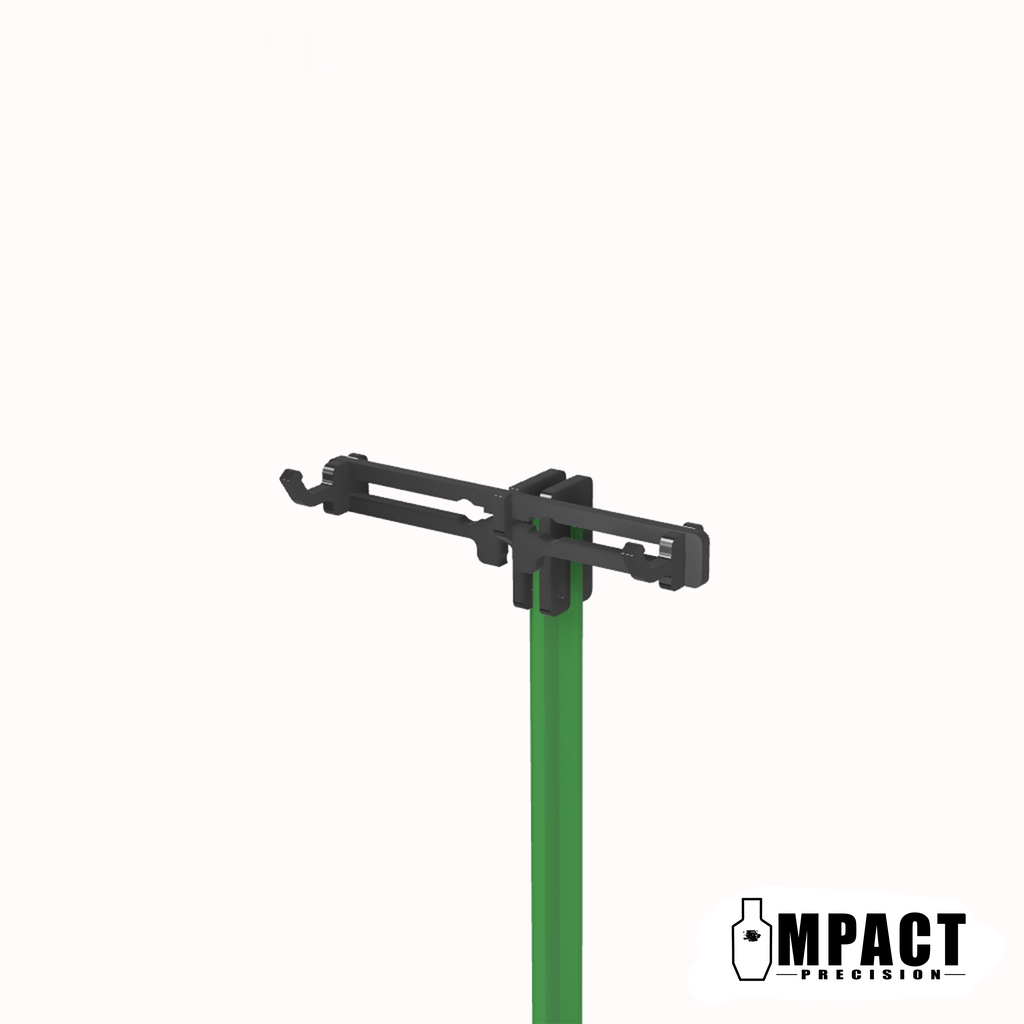AR500 Dual Adj. T-Post Target Hanger