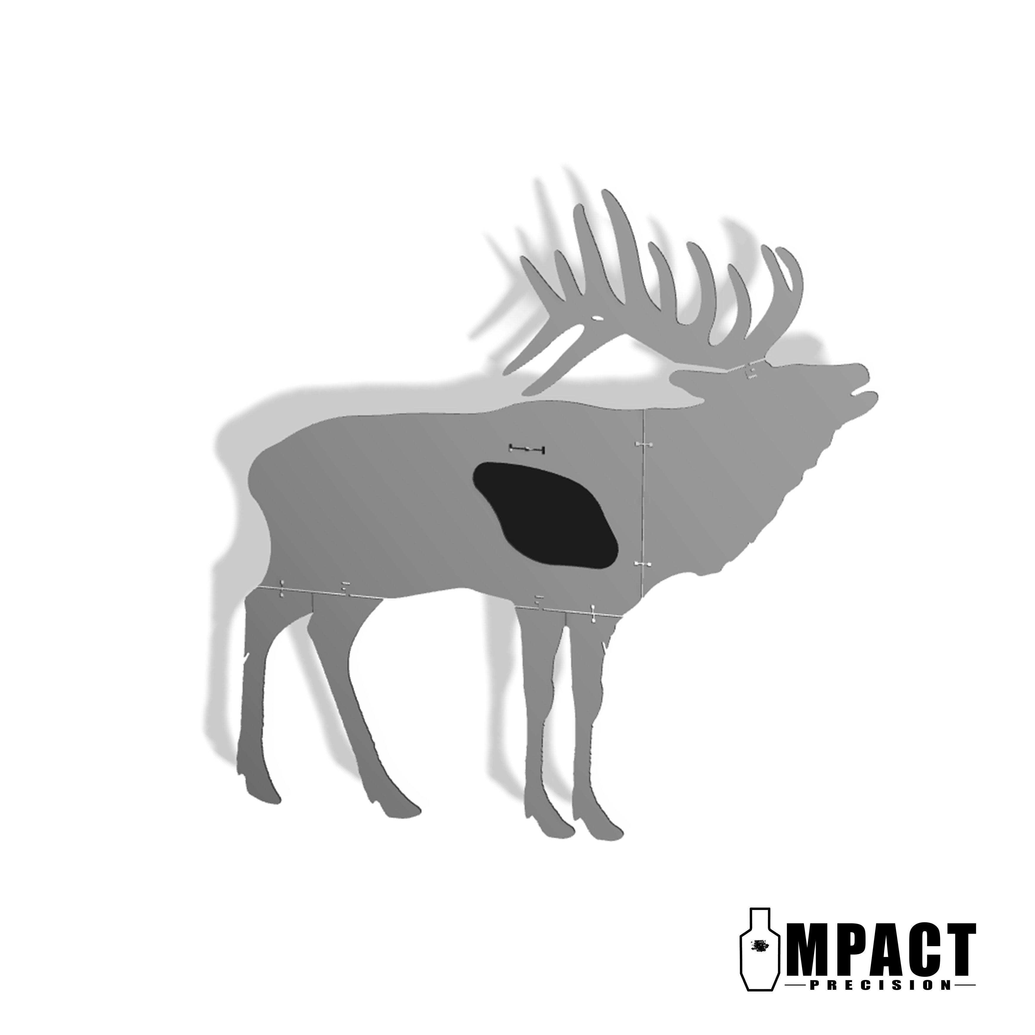 Full Size AR500 Elk Target