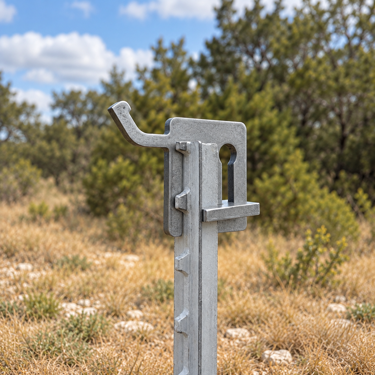 AR500 Single T-Post Target Hanger