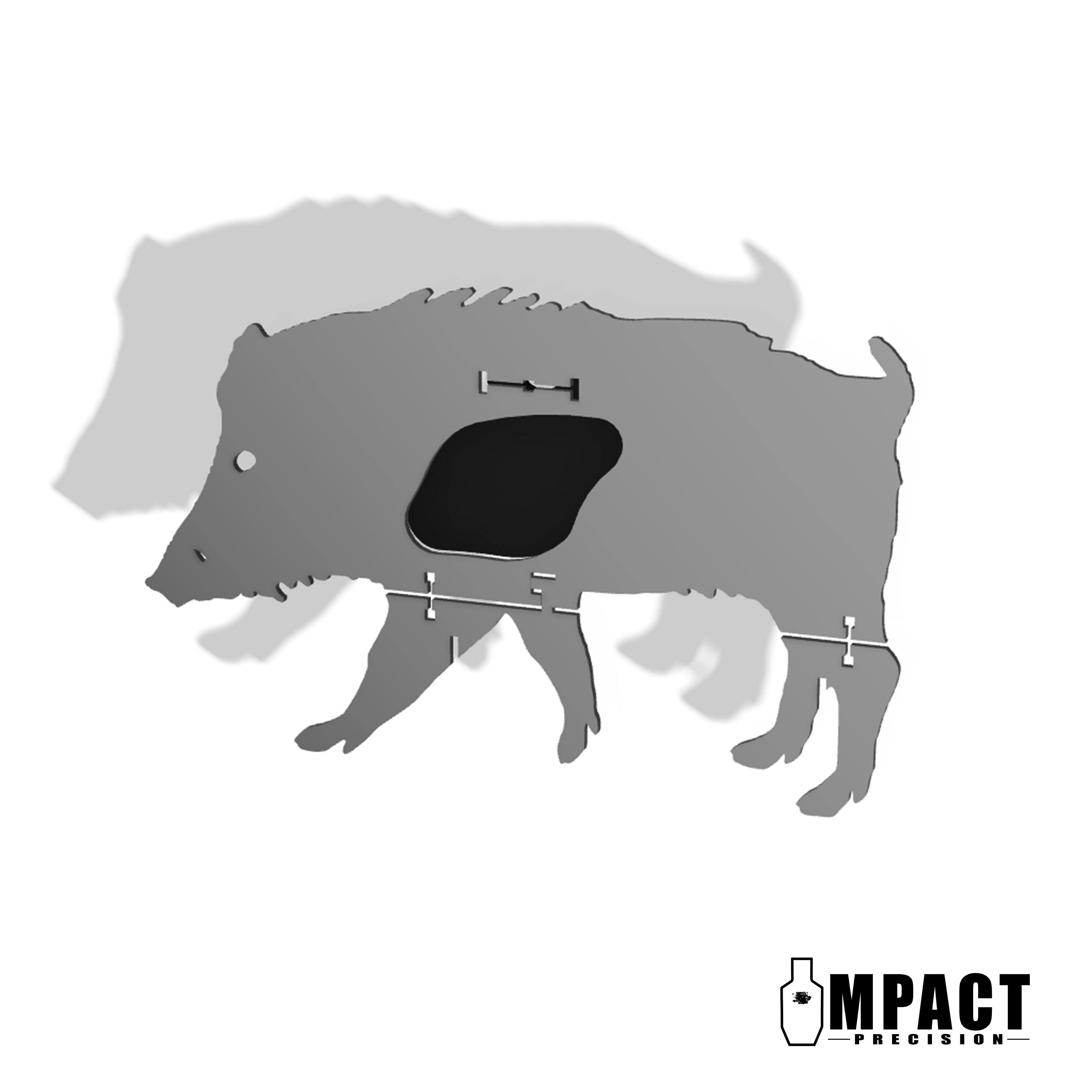 Full Size AR500 Feral Hog Target