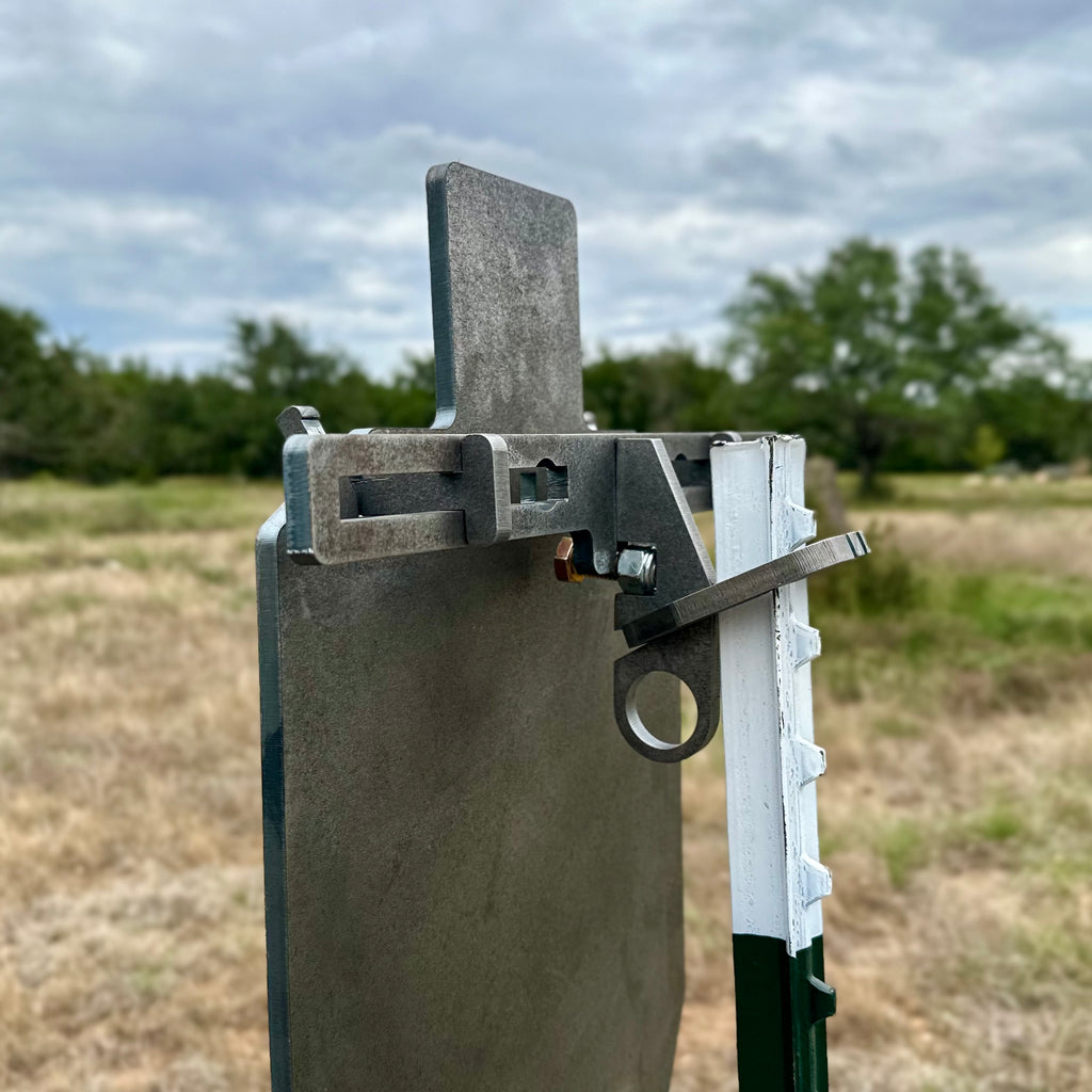 AR500 Dual Adj. T-Post Target Hanger