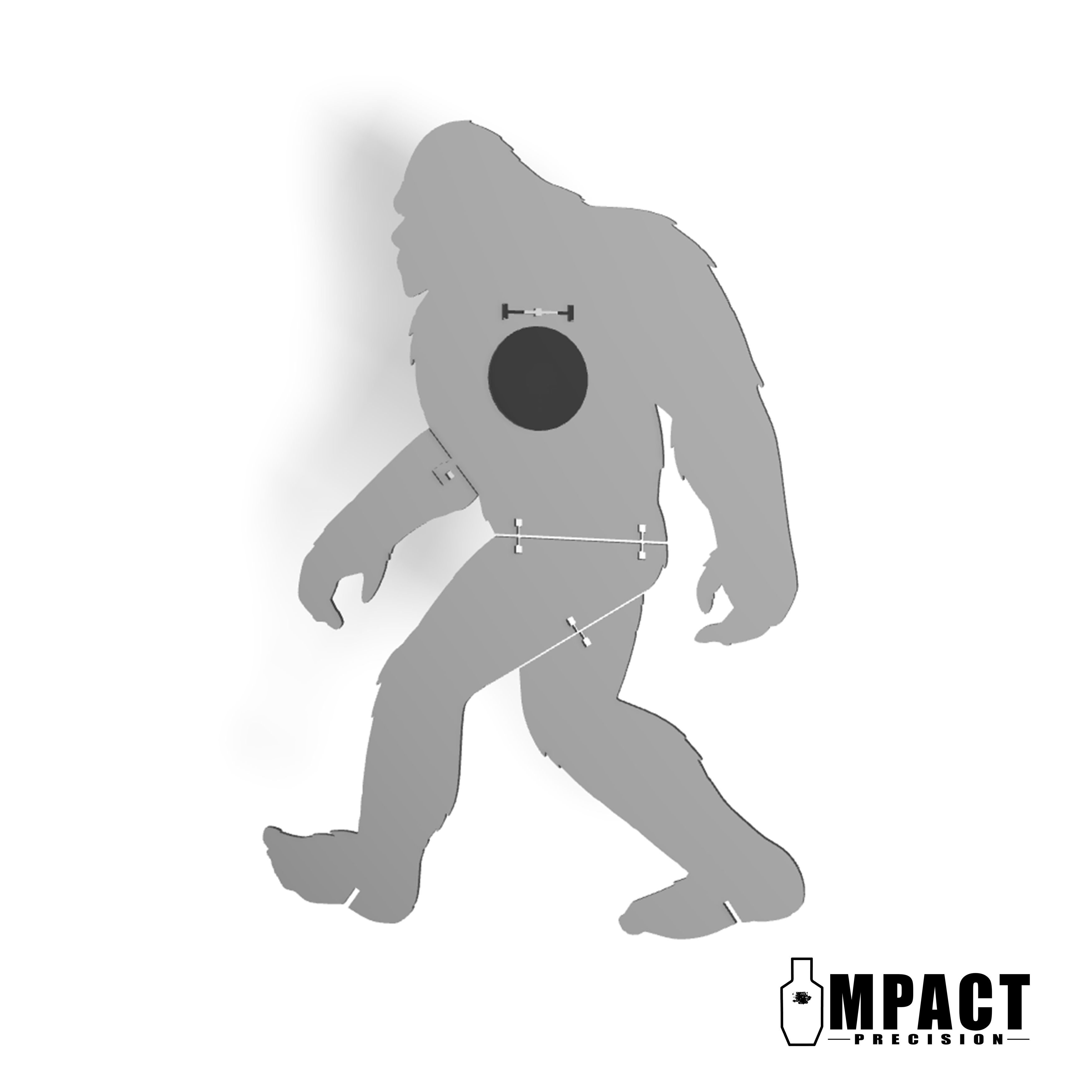 Sasquatch Target Silhouette Render