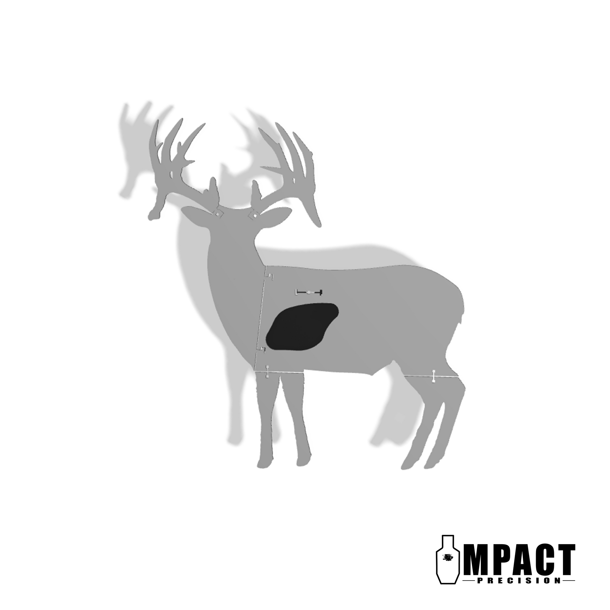 Full Size AR500 Texas Whitetail Target – Impact Precision full-size-ar500-texas-whitetail-target-impact-precision